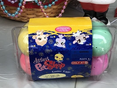 Huevos de Pascua Hasbro Littlest Pet Shop 1/2 docena edades 4+ 2007 nuevos en caja Foto 1 de 4