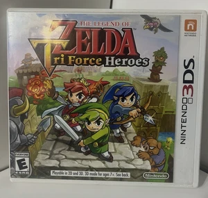 Legend of Zelda: Tri Force Heroes (Nintendo 3DS, 2015) Complete w/ Instructions - Picture 1 of 5