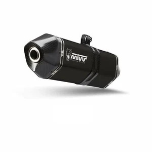 Silencer Slip-On Black MIVV Homologated for BMW 800 F R 2009-2020 - Picture 1 of 8
