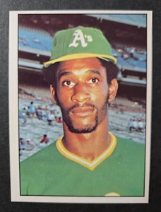 SSPC #489 1975 Claudell Washington Oakland Athletics A como nuevo+ A - Imagen 1 de 2