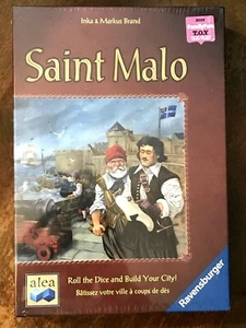 *NUEVO* SAINT MALO - Excelente juego de estrategia de dados original ALEA EN ENVOLTURA RETRÁCTIL - Imagen 1 de 2