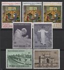 Vatican 1964 Sc# 397-403 Mint MNH Pope Paul VI trip India Christmas stamps
