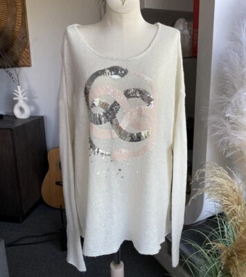 Wildfox 白色标签永不结束的故事皇后毛衣 Goth Cosplay 上衣连衣裙 M — 第 1/4 张图片