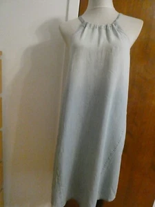 Anthropologie Cloth & Stone Women’s Blue Denim Dress Size Large - Picture 1 of 17
