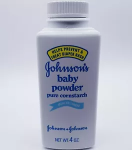 Vintage 91' Johnson's Baby Powder cornstarch Bottle Johnson & Johnson Movie Prop - Picture 1 of 7