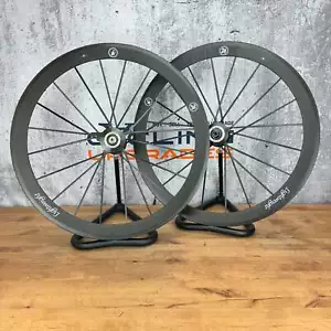 Lightweight Meilenstein T 24 Carbon Tubular Wheelset 700c Rim Brake 1195g - Picture 1 of 10