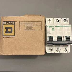 SCHNEIDER ELECTRIC C60H C10A Multi9 Circuit Breaker 3P 10A 415V 15kA M9F14310 - Picture 1 of 10