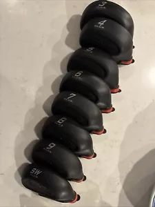 Juego de 8 fundas de hierro para palos de golf Face Saver Plus diestro 3,4, 5, 6, 7, 8, 9, SW - Imagen 1 de 9