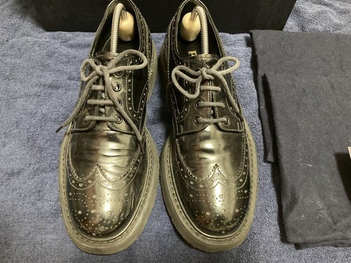 Scarpe eleganti Prada Uk6 taglia 25 cm nere