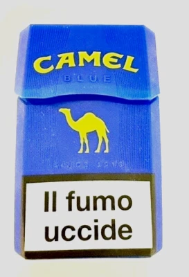 Camel Porta Sigarette In Gomma Blu Collezione blister - Immagine 1 di 4