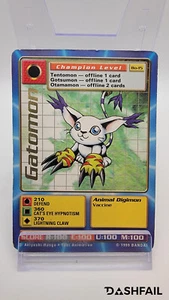 Digimon Gatomon Bo-15 | Gold Text | Digi-Battle Series 1 TCG | Bandai 1999 Card - Picture 1 of 3