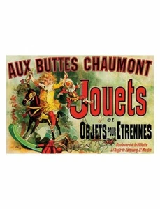 24X36 Giocattoli Vintage Poster Arte Francese - Foto 1 di 1