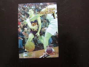 1996-97 Topps Stars Finest # 43 John Stockton Card (B63) Utah Jazz - Picture 1 of 2