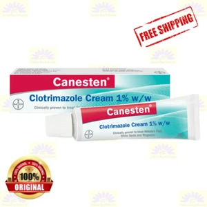 1 X Canesten Cream 20g Antifungal Ringworm Infection Athlete's Foot - FREE SHIP - Picture 1 of 10