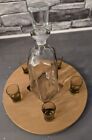 Decanter and glasses set In Stand