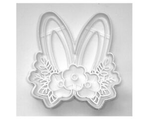 FLORAL BUNNY EARS FLOWER RABBIT EASTER SPRING SPECIAL COOKIE CUTTER USA PR3452