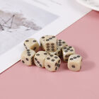 10Pcs 16mm Acrylic Ivory Dice D6 Dice for Board Game Round Entertainment Part KY