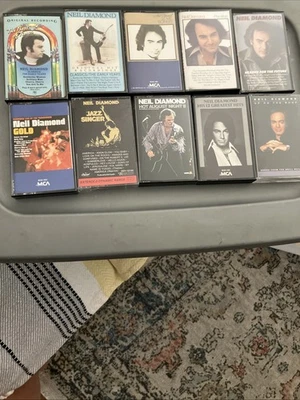Lot of 10 Vintage Neil Diamond Cassette Tapes 70’s 80’s Vtg.-Exc. Condition - Image 1 of 4