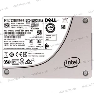 Intel S4600 480GB SSD DELL 2.5" SATA 6Gb/s Solid State Drive SSDSC2KG480G7R SSD - Afbeelding 1 van 1