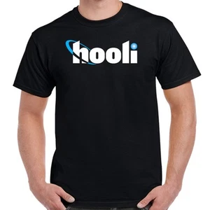 Camisa negra con logotipo de Hooli para adultos - Imagen 1 de 1
