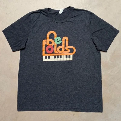 Camiseta de piano Ben Folds talla XL banda gris gira de conciertos música Foto 1 de 4