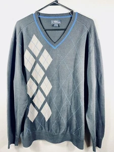 PGA Tour Pullover Herren XLarge Blau Grau Baumwolle USA - Bild 1 von 6