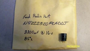 Ford Radio Parts - Low Profile Electrolytic Capacitor 2200uF 16v Radial x2 - Picture 1 of 1