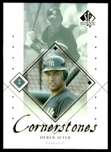 2000 SP Authentic: Cornerstones #C4 Derek Jeter BASEBALL New York Yankees - Picture 1 of 2
