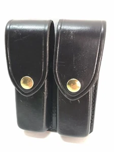 Don Hume Molded Leather Double Magazine Clip Holder D407 100.A - Picture 1 of 8