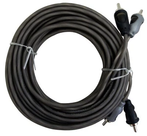 Cable RCA par trenzado estéreo de 2 canales de audio para automóvil Harmony Audio HA-RCA20 20 pies - Imagen 1 de 3