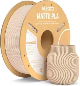 Filamento PLA opaco beige 1 kg, 1,75 mm filamento stampante 3D precisione dimensionale +/ - Foto 1 di 3