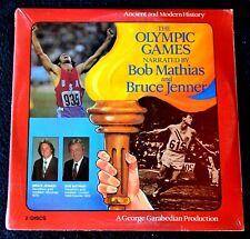 THE OLYMPIC GAMES NARRATED BY BOB MATHIAS & BRUCE JENNER-1984-SEALED DOUBLE LP