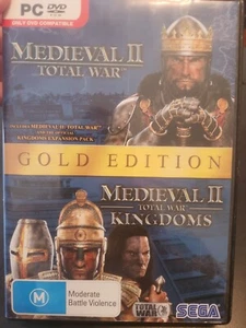 Medieval II 2 Total War + Kingdoms Gold Edition PC DVD-ROM POST GRATUITO - Imagen 1 de 2