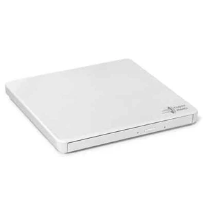 Hitachi-LG GP60 External DVD Drive, Slim Portable DVD Burner/Writer/Player for L - Foto 1 di 4