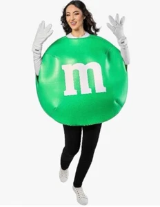 Green M&M - Foam Tunic - Costume - Adult - One Size - Picture 1 of 2