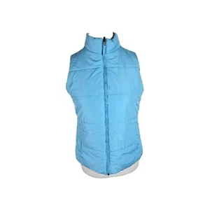 Merona Wms S Blue Reversible To Green Polyester Vest B54 - Picture 1 of 24