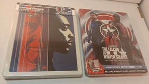 Captain America 4 + Falcon and Winter S 4K Steelbooks-NEW (Sealed)-Box Shipping - Bild 1 von 8