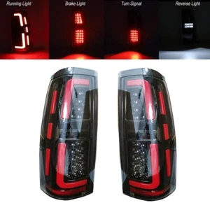 Luces traseras LED transparentes 2 piezas para 99-02 Chevy Silverado 1500 2500 99-03 GMC Sierra - Imagen 1 de 16