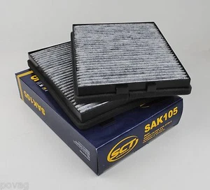 2x Innenraumfilter Pollenfilter Mikrofilter Aktivkohle für alle BMW 5er E39 - Bild 1 von 2