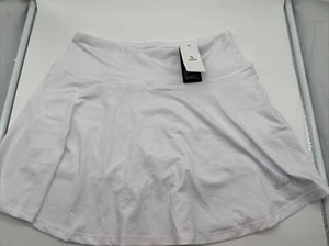 NEW Women's High Waisted Tennis Skirt White Size Large - Picture 1 of 11