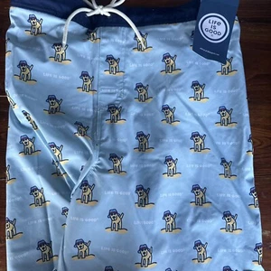 LIFE IS GOOD MENS JAKE SWIM TRUNKS SHORTS    XL    UPF 50+     NWT - Picture 1 of 3