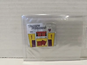 Transformers: G1 Vortex sticker sheet - Unused and Original - Picture 1 of 3
