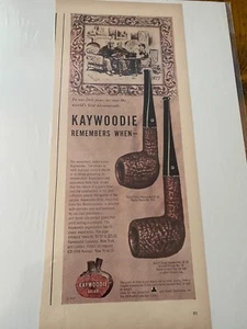 Vintage 1947 Kaywoodie Pipes First Phonograph ad - Picture 1 of 1