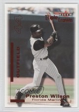 2001 Fleer Triple Crown Batting Average Red /264 Preston Wilson #10