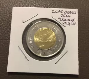 2017 Canada 150 Special Edition $2 Dollars Toonie Coin Dance of Spirits from Set - Picture 1 of 2