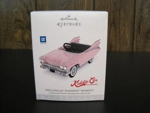 HALLMARK KEEPSAKE KIDDIE CAR CLASSICS 1959 CADILLAC ELDORADO ORNAMENTO BIARRITA' - Foto 1 di 10