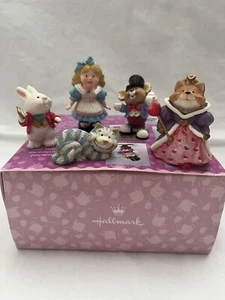 Hallmark 1995 Merry Miniatures "ALICE IN WONDERLAND" Figuren 5 Stück Set - Bild 1 von 8