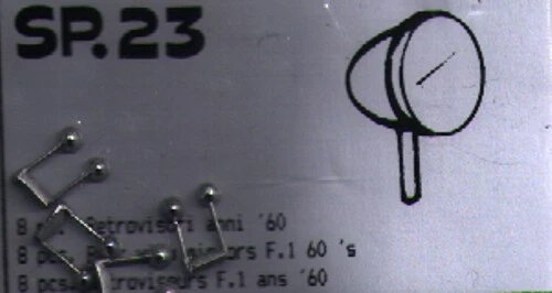 ACCESSORI 1/43 RETROVISORI TONDI CONICI TIPO F1 ANNI 1960  TRON SP023 - Immagine 1 di 1