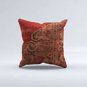 Funda de cojín alfombra, funda de almohada 40x40 cm Kilim turco, hecha a mano 40905 - Imagen 1 de 4