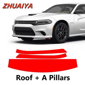 Roof+A Pillars PreCut Paint Protection Film For DODGE CHARGER 2015-2023 - Picture 1 of 6